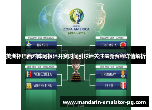 美洲杯巴西对阵阿根廷开赛时间引球迷关注最新赛程详情解析 美洲杯巴西对阵阿根廷开赛时间引球迷关注最新赛程详情解析