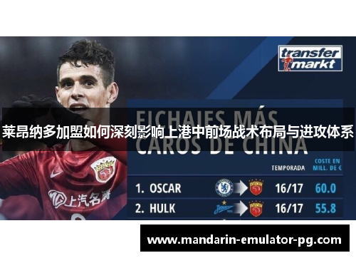 莱昂纳多加盟如何深刻影响上港中前场战术布局与进攻体系