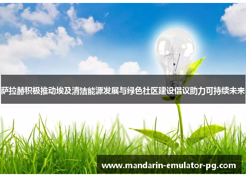 萨拉赫积极推动埃及清洁能源发展与绿色社区建设倡议助力可持续未来